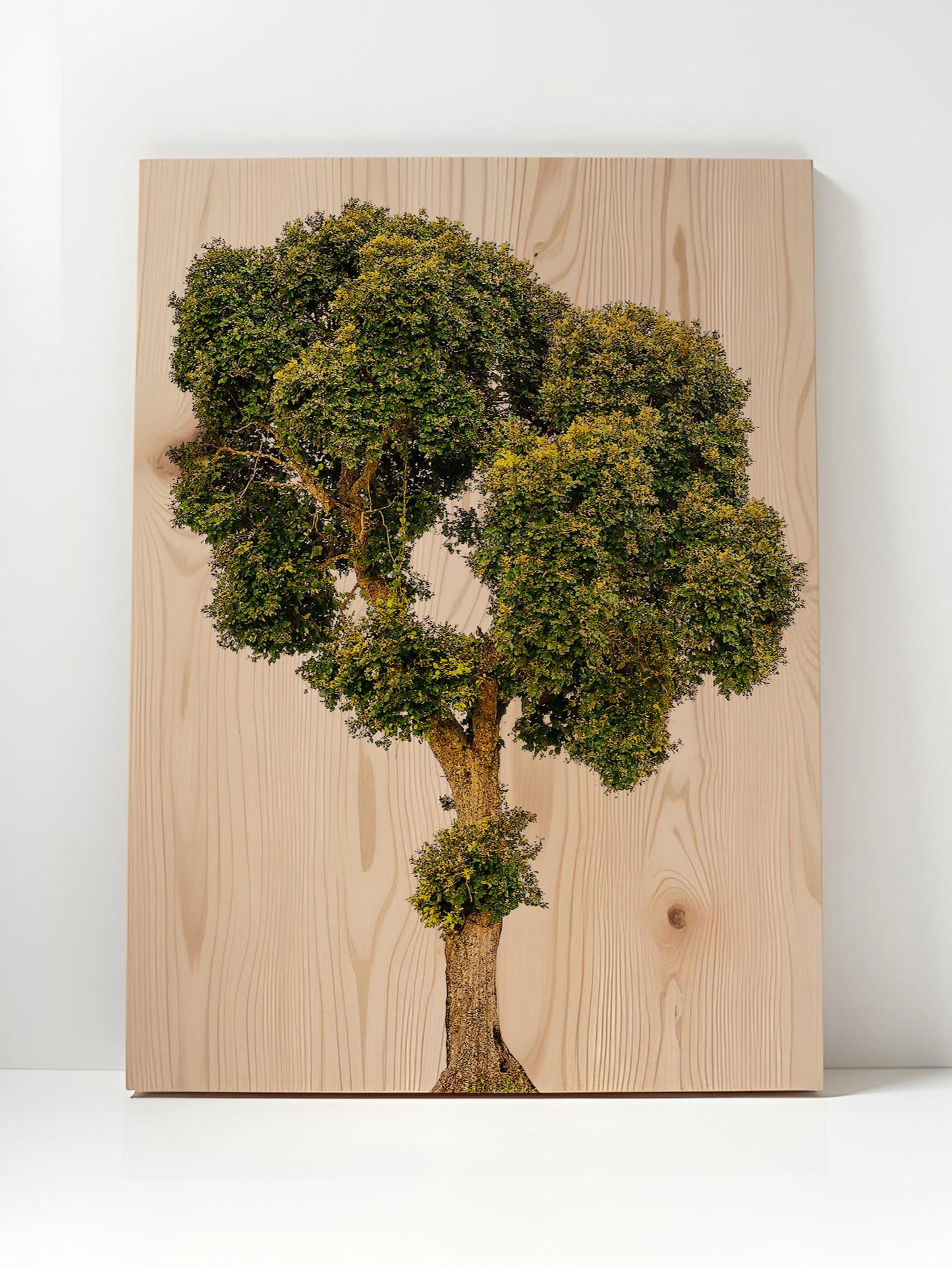 Blattzeit – Holzbild von pura