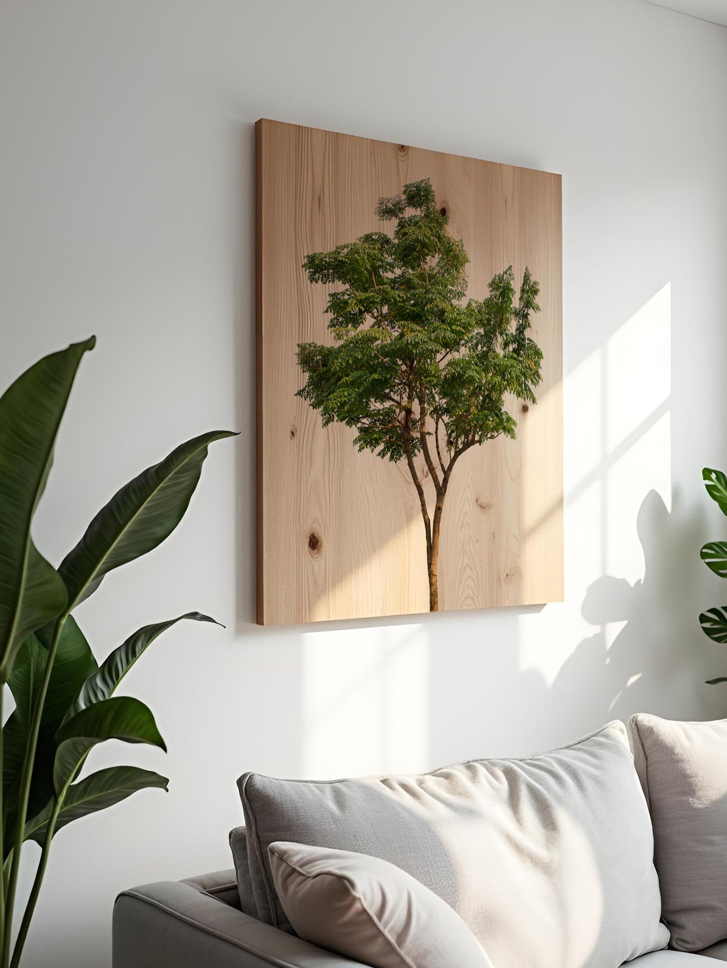 Grünklang – Holzbild von pura