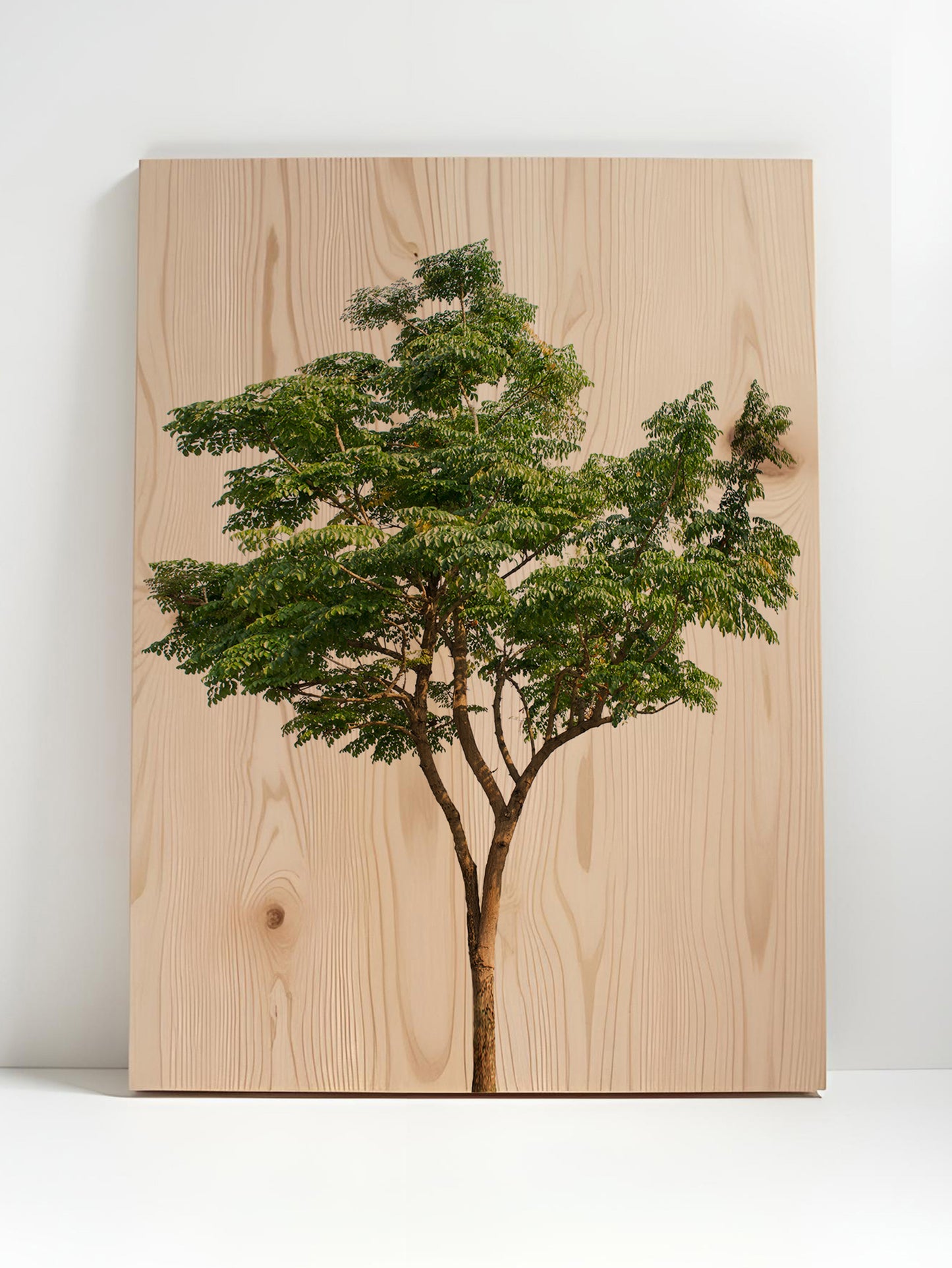 Grünklang – Holzbild von pura
