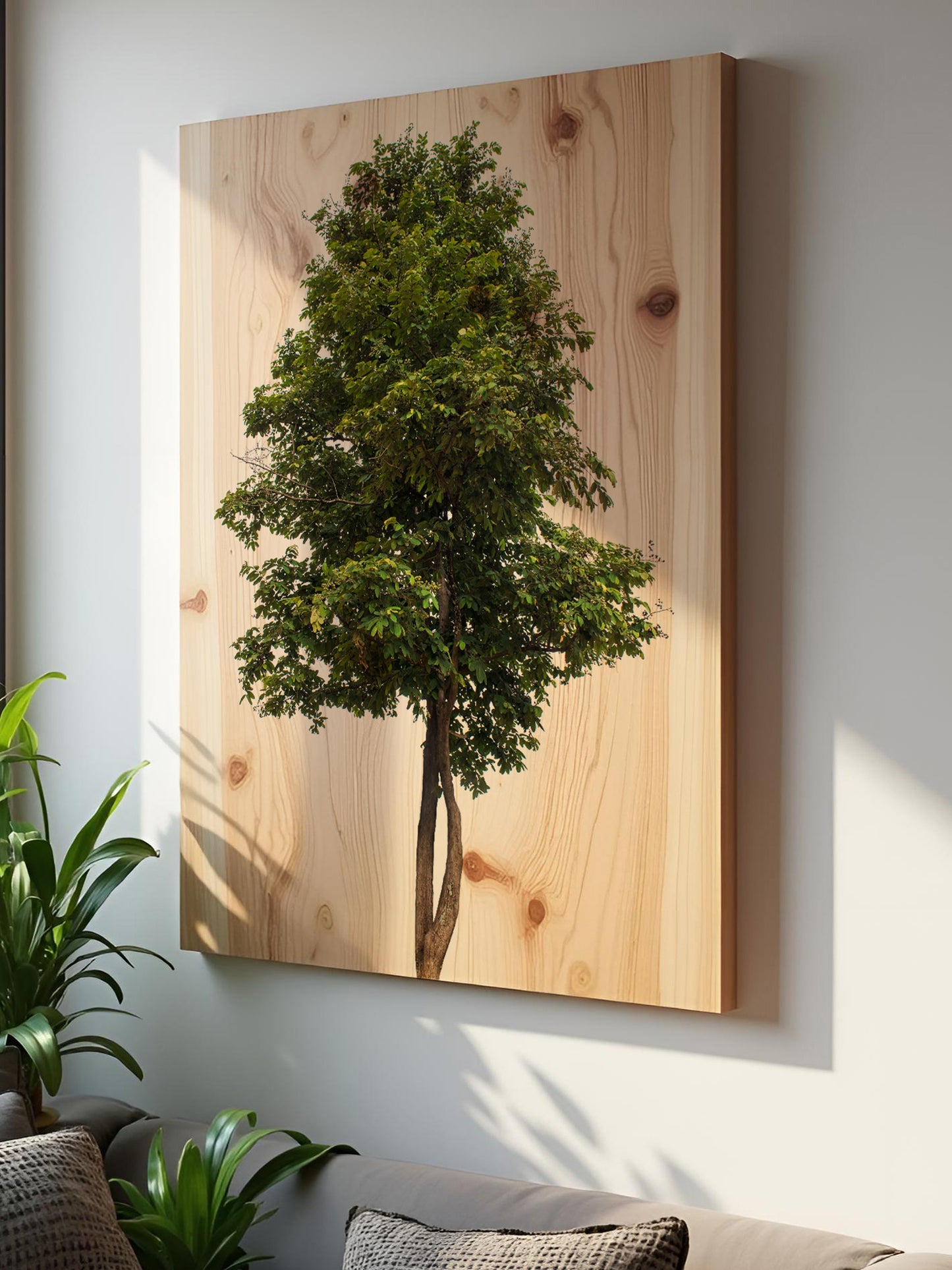 Zweigeins – Holzbild von pura