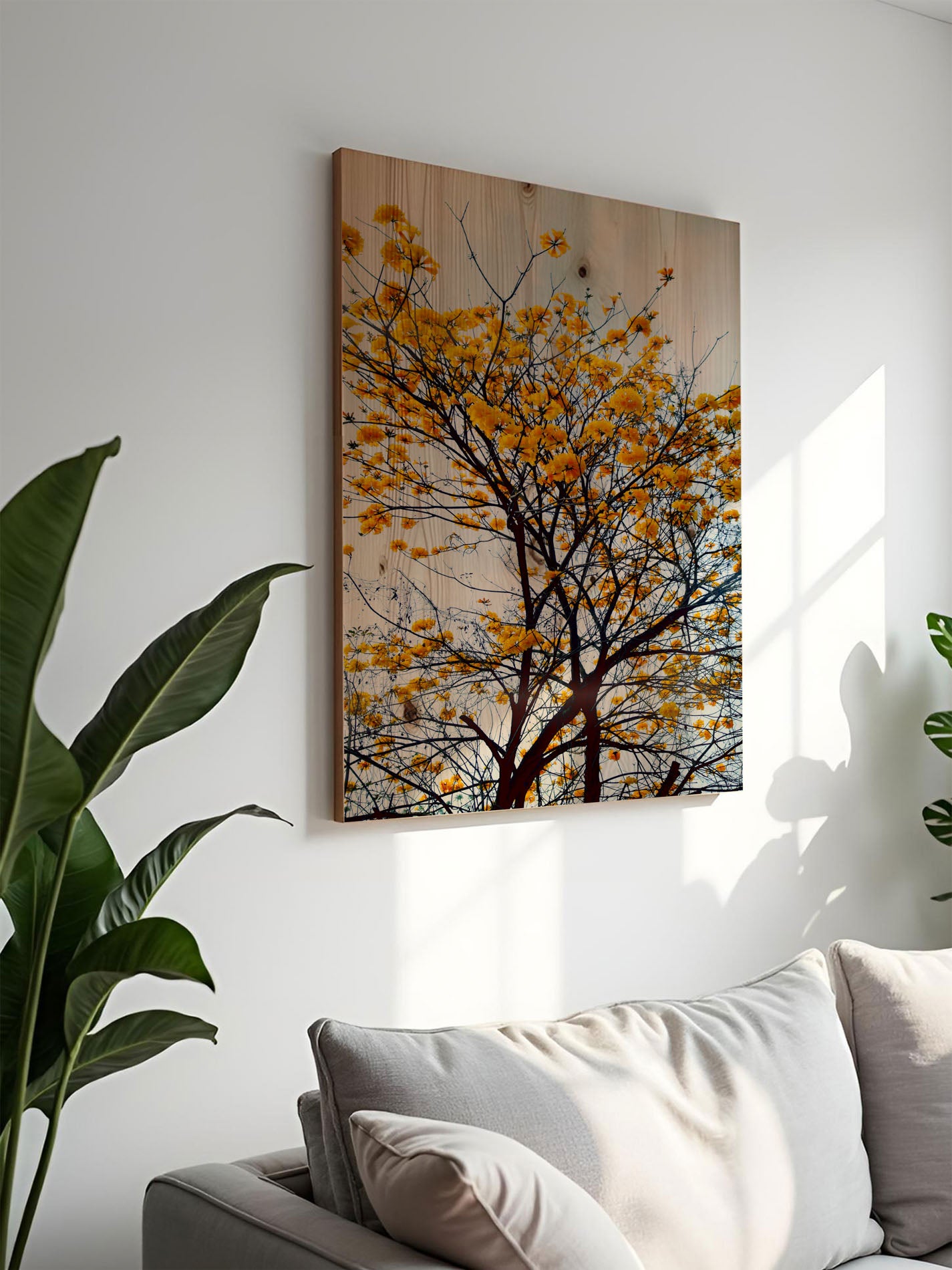 Zweigklang – Holzbild von pura
