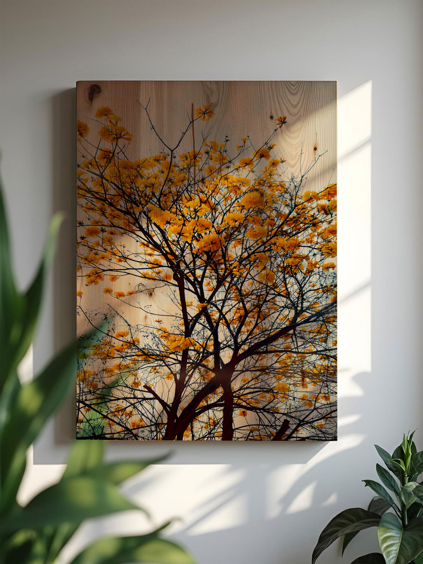 Zweigklang – Holzbild von pura