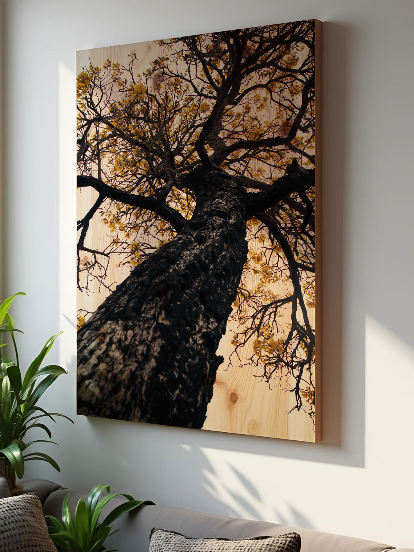 Zweigsinn – Holzbild von pura