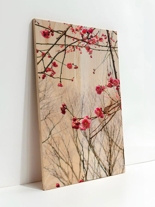 Himmelsblüte – Holzbild von pura