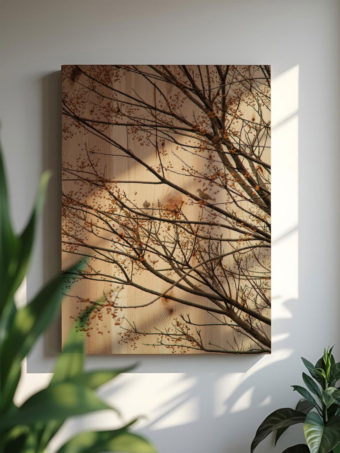 Himmelszweig – Holzbild von pura