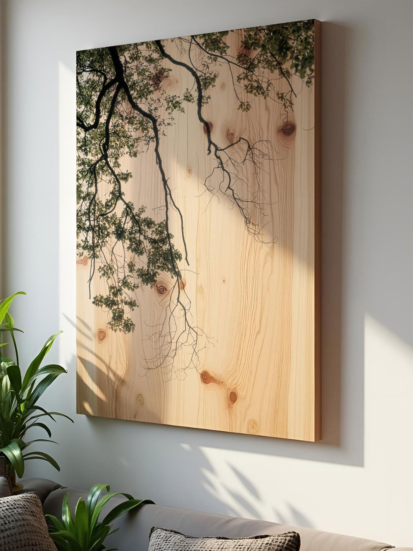 Dämmerzweig – Holzbild von pura