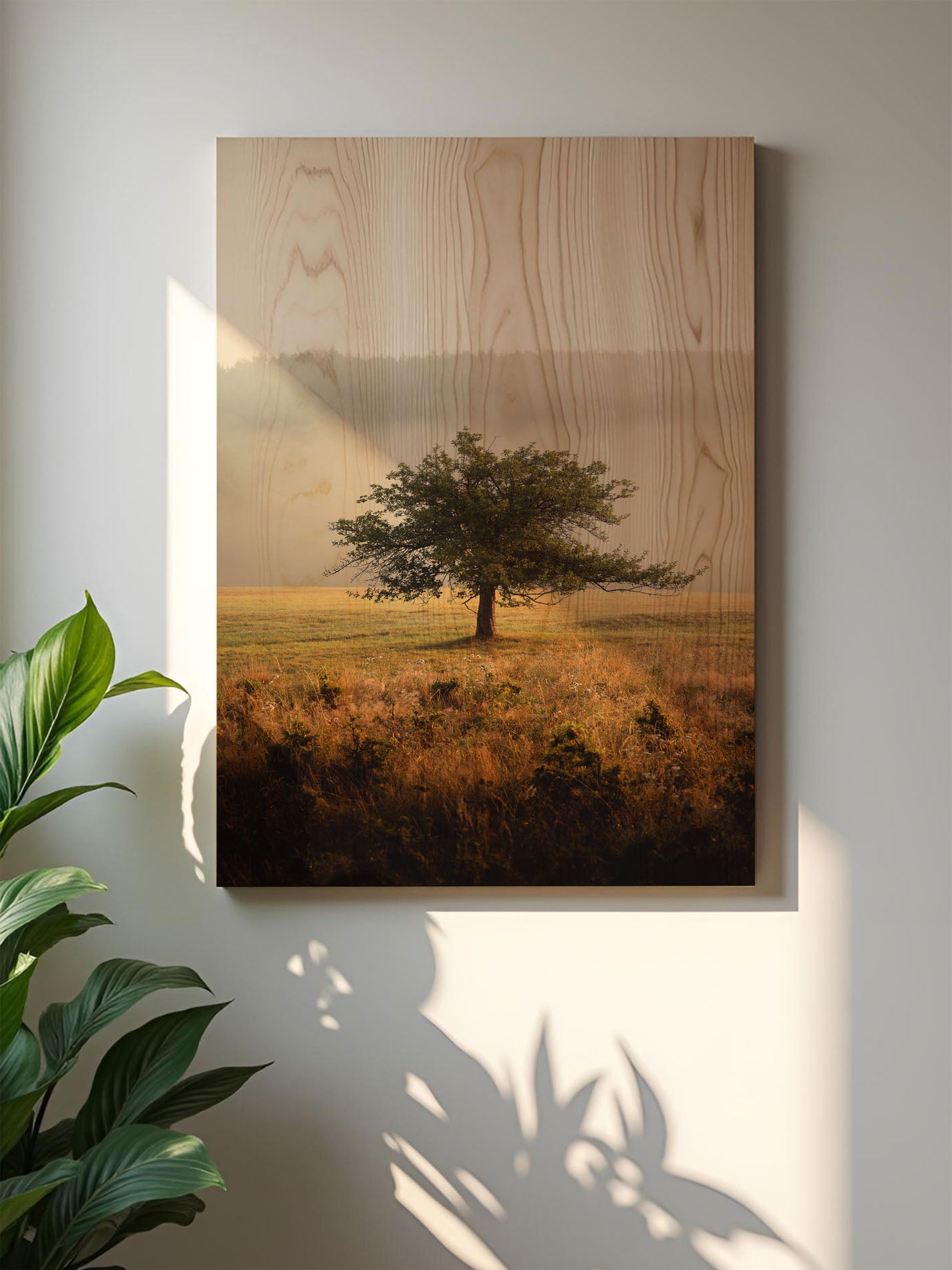 Morgenast – Holzbild von pura