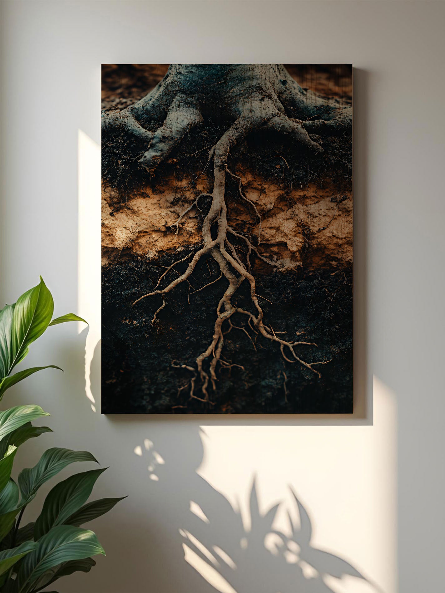 Tiefenlicht – Holzbild von pura