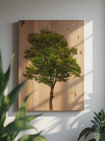 Lebensbaum – Holzbild von pura