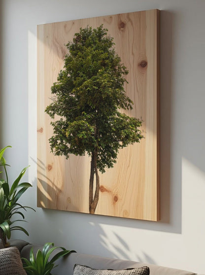 Zweigeins – Holzbild von pura