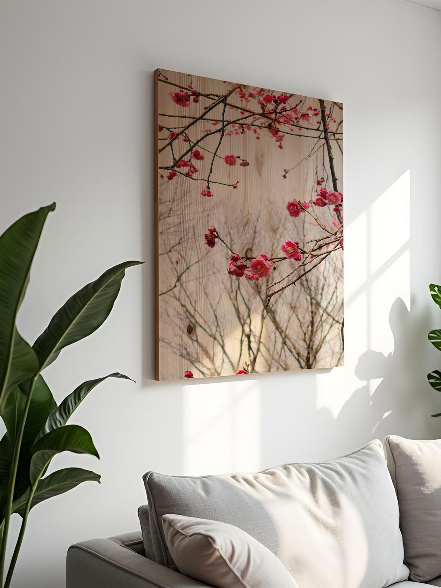 Himmelsblüte – Holzbild von pura