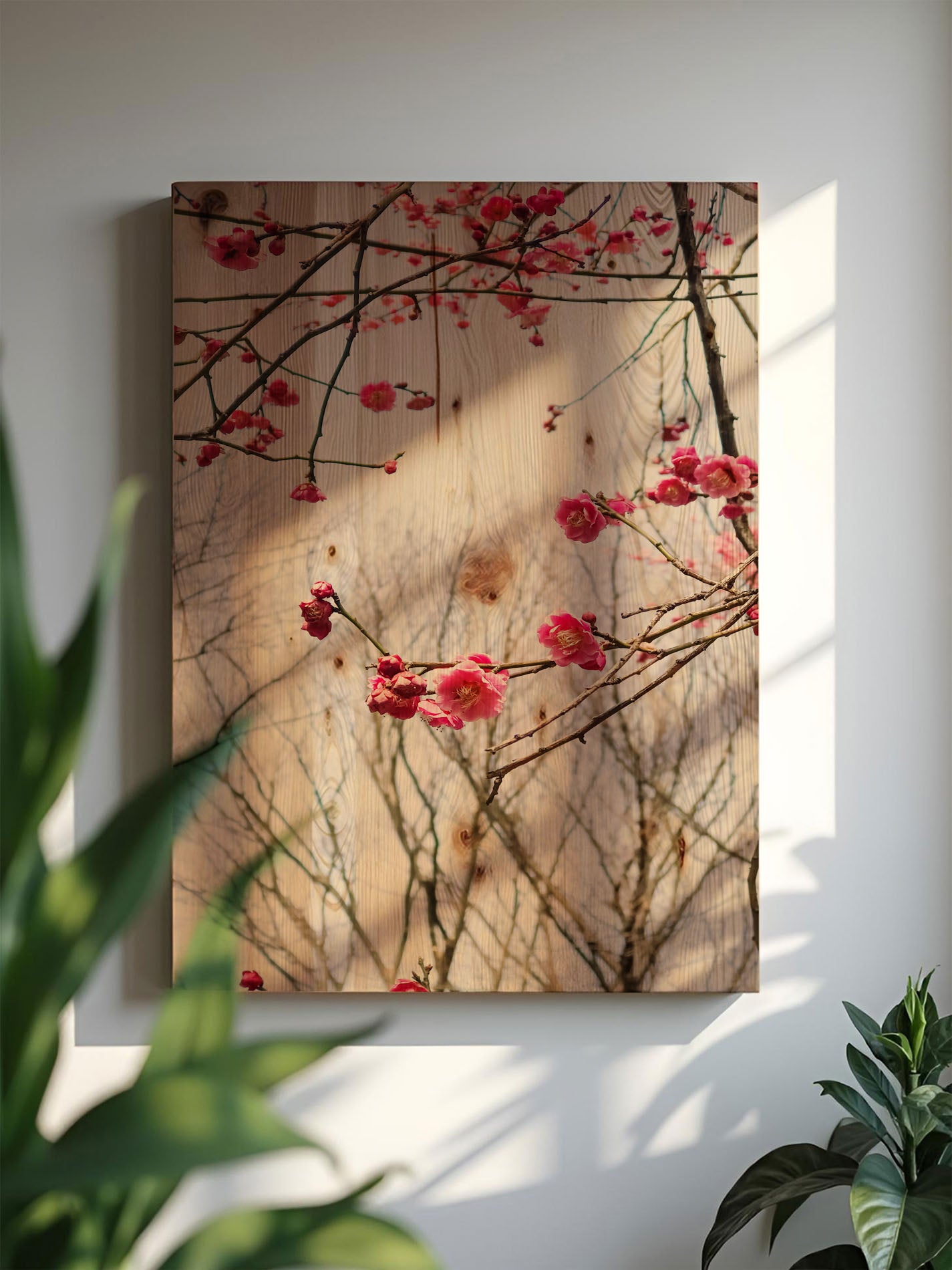 Himmelsblüte – Holzbild von pura