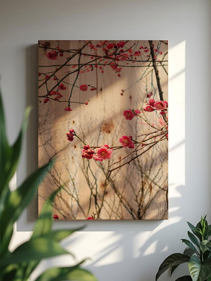Himmelsblüte – Holzbild von pura