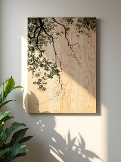 Dämmerzweig – Holzbild von pura